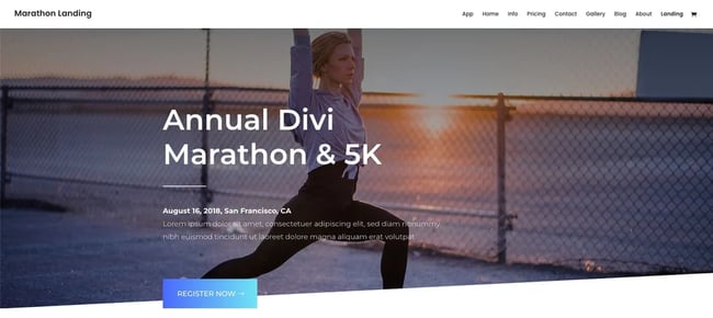 demo for the highly customizable wordpress theme divi